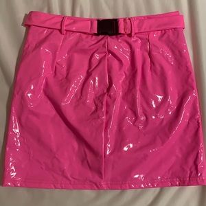 Pink skirt from SHEIN.